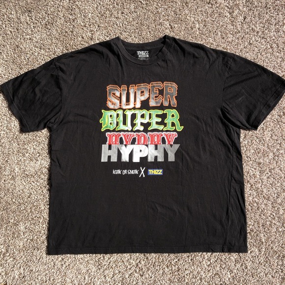 Keak Da Sneak x Thizz T-Shirt Men Size 2XL Collab Rap Hip Hop Bay Area Tee Merch